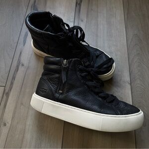UGG Olli Preto Black High-Top Sneakers 7.5